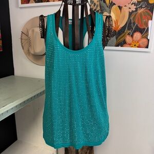 Jennifer Lopez | studded racerback tank top | M